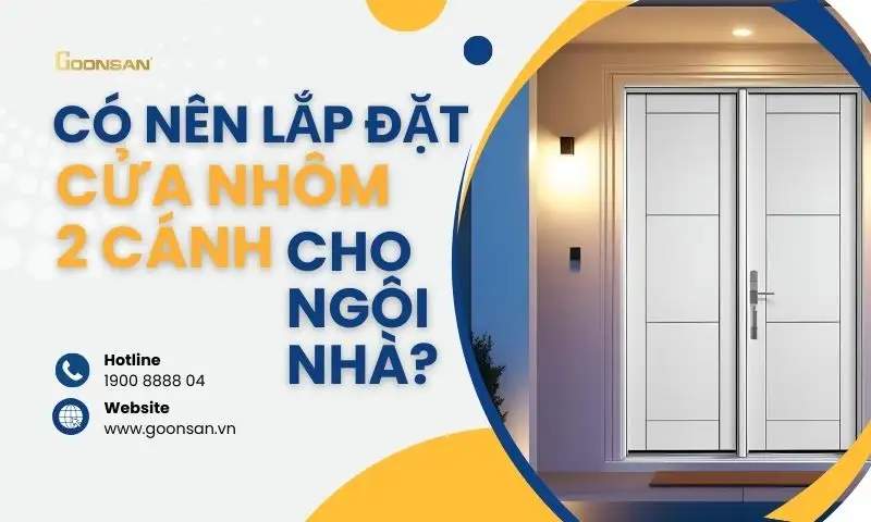 Có Nên Lắp Đặt Cửa Nhôm 2 Cánh Lệch Cho Ngôi Nhà?