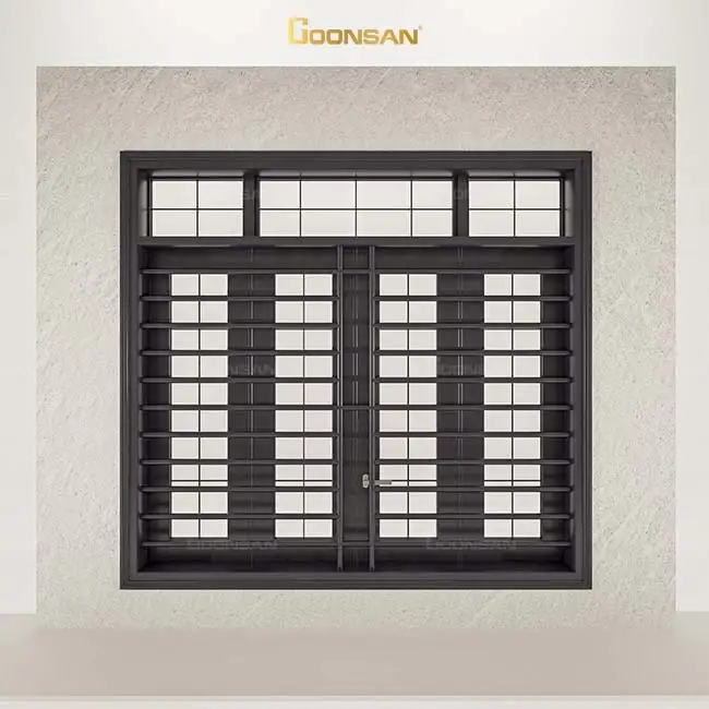 Cửa sổ nhôm chấn song 4 cánh cao cấp