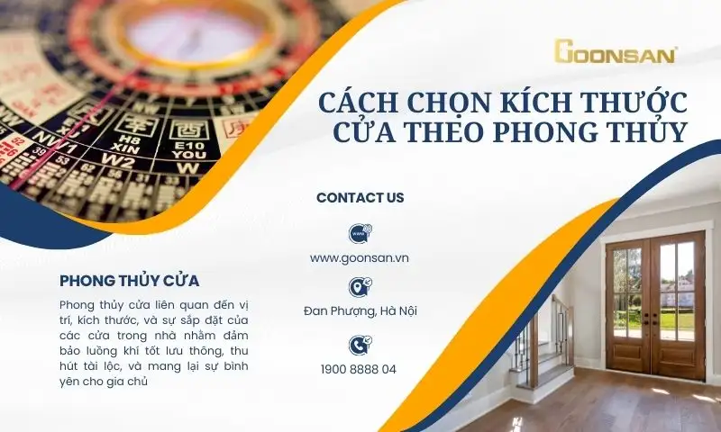 Phong thủy cửa – Cách Chọn Kích Thước Cửa Theo Phong Thủy