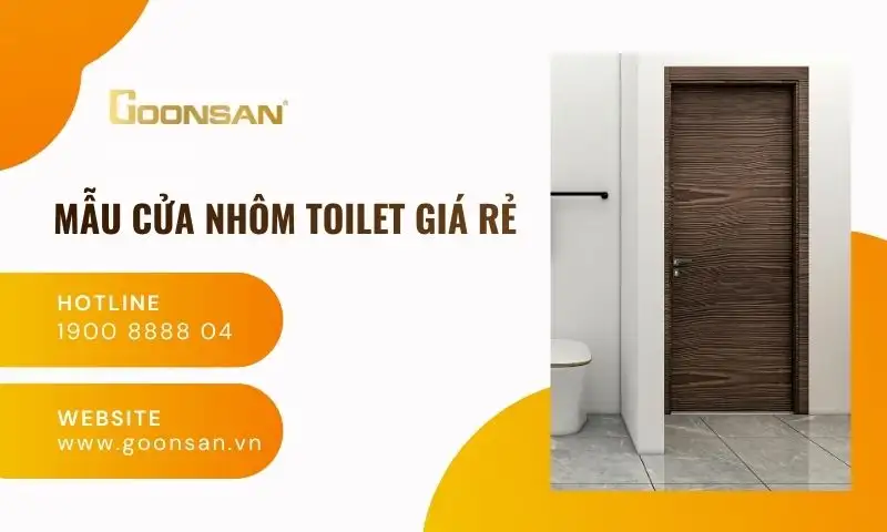Mẫu Cửa Nhôm Toilet Giá Rẻ