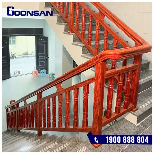 Cầu thang nhôm Goonsan chuẩn phong thủy