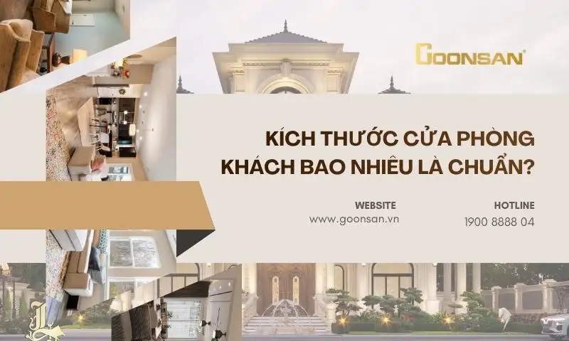 Kích Thước Cửa Phòng Khách Bao Nhiêu Là Chuẩn?
