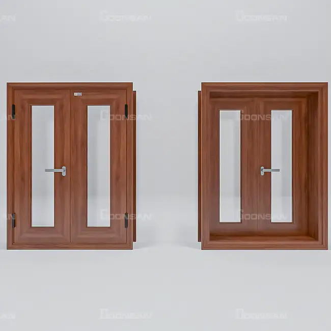 Mẫu cửa sổ 2 cánh đẹp giá tầm trung với thiết kế tối giản, hiện đại