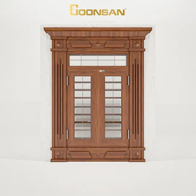 Mẫu cửa sổ 2 cánh đẹp kết hợp chấn song cực an toàn