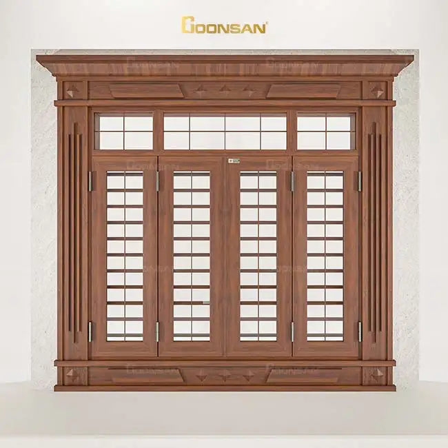 Kích thước cửa sổ phòng ngủ 4 cánh phù hợp phòng ngủ lớn