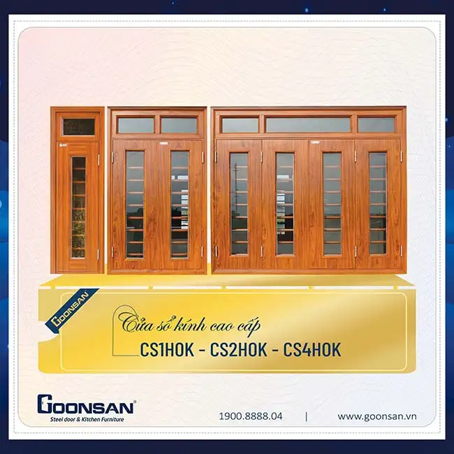 Thiết kế cửa sổ đa dạng kích thước phù hợp nhiều không gian phòng ngủ