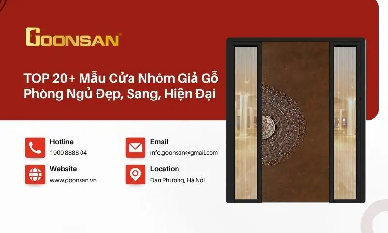 TOP 20+ Mẫu Cửa Nhôm Giả Gỗ Phòng Ngủ Đẹp, Sang, Hiện Đại