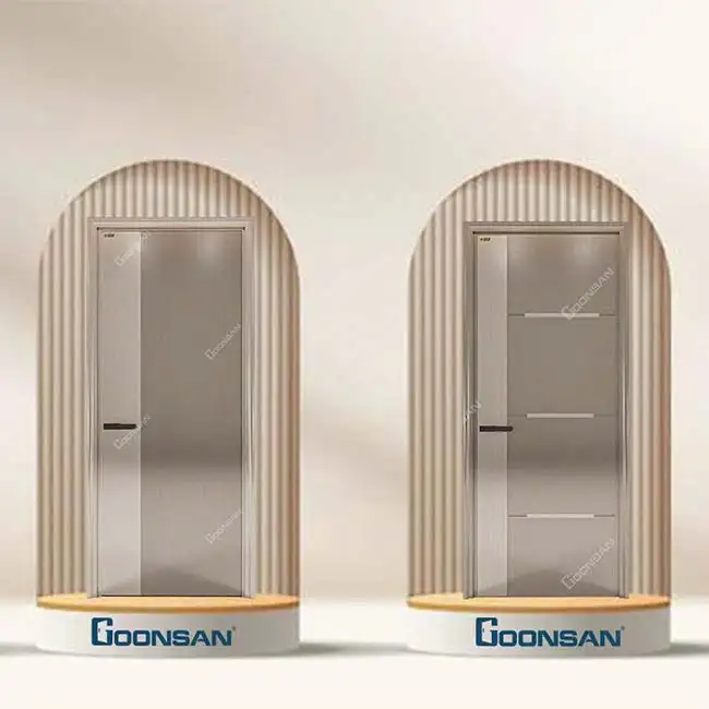 Thiết kế cửa phòng ngủ tối giản và hiện đại