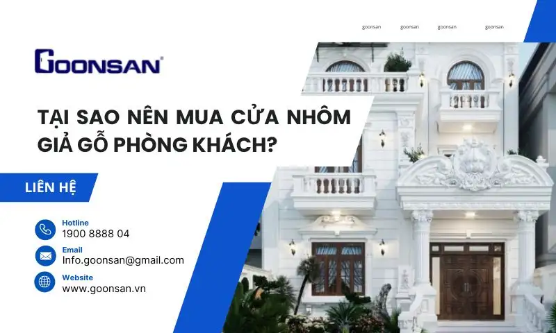 Tại Sao Nên Mua Cửa Nhôm Giả Gỗ Phòng Khách?